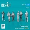 RESKIT RSF72-0068 One busy day carrier crew on deck (scene 1) (6 pcs) (3D Printed) (1/72)